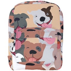 Dogs Pet Background Pack Terrier Full Print Backpack by Ravend