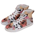 Dogs Pet Background Pack Terrier Women s Hi-Top Skate Sneakers View2