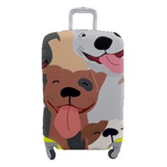 Dogs Pet Background Pack Terrier Luggage Cover (small) by Ravend