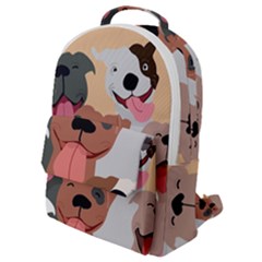 Dogs Pet Background Pack Terrier Flap Pocket Backpack (small) by Ravend