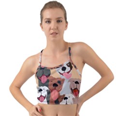 Dogs Pet Background Pack Terrier Mini Tank Bikini Top by Ravend