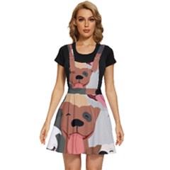 Dogs Pet Background Pack Terrier Apron Dress by Ravend