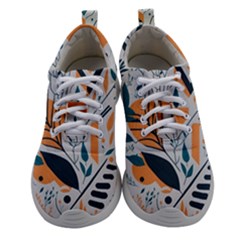 Flower Design Nature Women Athletic Shoes by Ravend