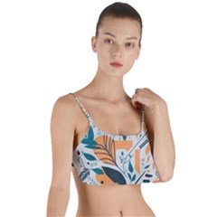 Flower Design Nature Layered Top Bikini Top  by Ravend