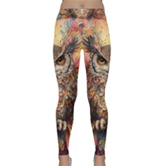 Drawing Olw Bird Classic Yoga Leggings by Ravend