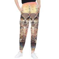 Drawing Olw Bird Women s Tapered Pants by Ravend