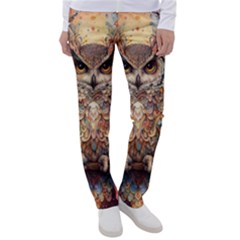 Drawing Olw Bird Women s Casual Pants by Ravend