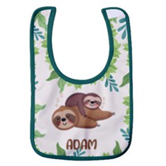 Sloth Name Baby Bib