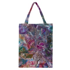 Abstract Waves Iv Classic Tote Bag by kaleidomarblingart