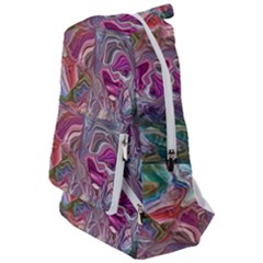 Abstract Waves Iv Travelers  Backpack by kaleidomarblingart