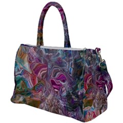 Abstract Waves Iv Duffel Travel Bag by kaleidomarblingart