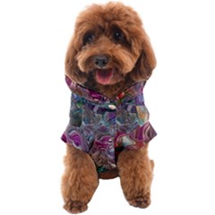 Abstract Waves Iv Dog Coat by kaleidomarblingart