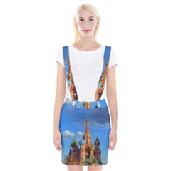 Architecture Building Cathedral Church Braces Suspender Skirt by Modalart