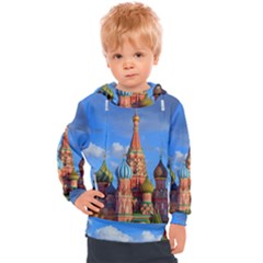 Architecture Building Cathedral Church Kids  Hooded Pullover by Modalart