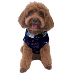 Black Building Lighted Under Clear Sky Dog Sweater by Modalart