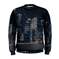 Time Lapse Photo Of City Men s Sweatshirt by Modalart