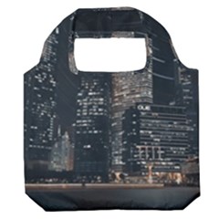 Time Lapse Photo Of City Premium Foldable Grocery Recycle Bag by Modalart