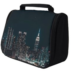 Skyline Photography Of Buildings Full Print Travel Pouch (big) by Modalart