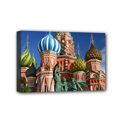 Saint Basil S Cathedral Mini Canvas 6  x 4  (Stretched)