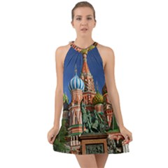 Saint Basil S Cathedral Halter Tie Back Chiffon Dress