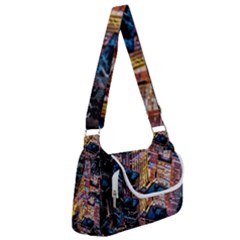 Aerial Photo Of Cityscape At Night Multipack Bag by Modalart