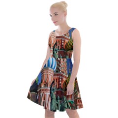 Saint Basil S Cathedral Knee Length Skater Dress