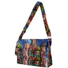 Saint Basil S Cathedral Full Print Messenger Bag (L)