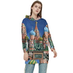 Saint Basil S Cathedral Women s Long Oversized Pullover Hoodie