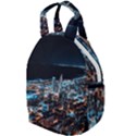 Aerial Photography Of Lighted High Rise Buildings Travel Backpack View1