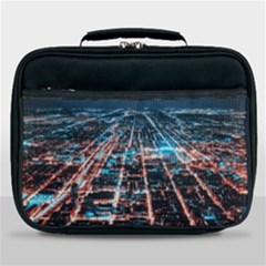 Aerial Shot Of Buildings Lunch Bag by Modalart