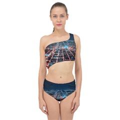 Aerial Shot Of Buildings Spliced Up Two Piece Swimsuit by Modalart