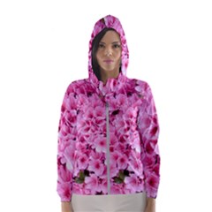 Beautiful Tree Flowers Women s Hooded Windbreaker