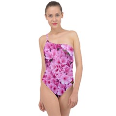 Beautiful Tree Flowers Classic One Shoulder Swimsuit by 1212