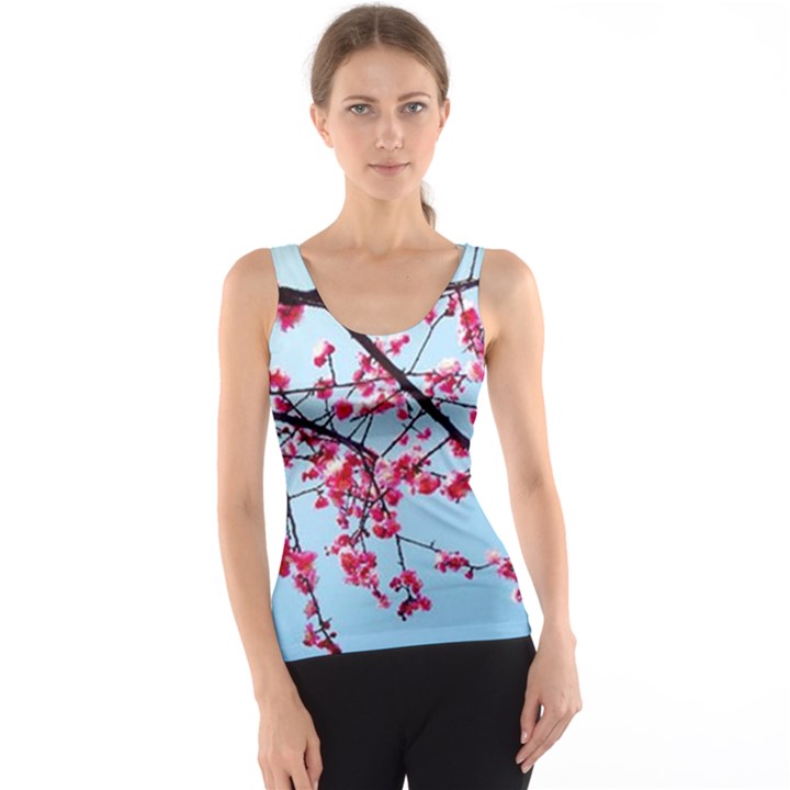 Beautiful tree flowers Women s Basic Tank Top