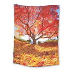 Beautiful Tree Flowers Medium Tapestry