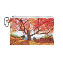 Beautiful Tree Flowers Canvas Cosmetic Bag (medium) by 1212