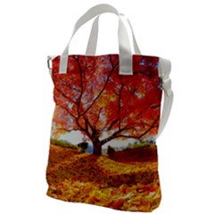 Beautiful Tree Flowers Canvas Messenger Bag by 1212