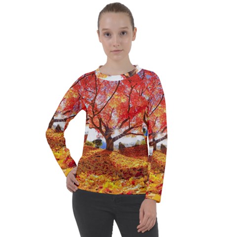 Beautiful Tree Flowers Women s Long Sleeve Raglan T-shirt by 1212