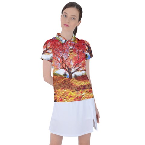 Beautiful Tree Flowers Women s Polo T-shirt by 1212