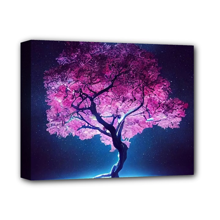 Beautiful tree flowers Deluxe Canvas 14  x 11  (Stretched)