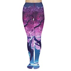 Beautiful Tree Flowers Tights