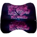 Beautiful tree flowers Velour Head Support Cushion View2