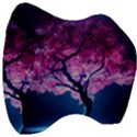 Beautiful tree flowers Velour Head Support Cushion View3