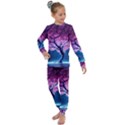 Beautiful tree flowers Kids  Long Sleeve Set  View1