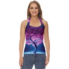 Beautiful Tree Flowers Basic Halter Top by 1212