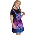 Beautiful tree flowers Kids  Apron Dress View3