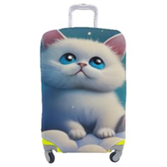 Cat On The Sky Luggage Cover (medium) by 1212