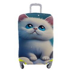 Cat On The Sky Luggage Cover (small) by 1212