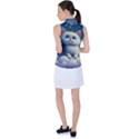 Cat on the sky Women s Sleeveless Polo T-Shirt View2