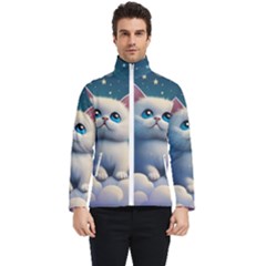 Cat On The Sky Men s Bomber Jacket